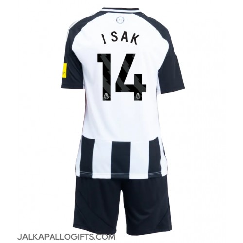 Newcastle United Alexander Isak #14 Koti Peliasu Lasten 2024-25 Lyhythihainen (+ Lyhyet housut)